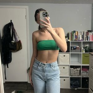 Princess Polly green crop top two piece